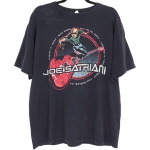 Joe Satriani Surfing With The Alien 20th Anniversary 2007 Tour Shirt Mens Large
